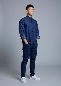 Men's Denim Tang Shirt (Navy)