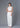 Halter Satin Tie Back Qipao Top (Bamboo White)