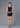 Oriental Vest and Mini Skirt Set with Pankou (Black)