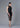 Sleeveless Crystal Lace Qipao with Mini Lining (Black)