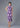 Sleeveless 3D Lace Qipao (Purple)