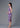 Sleeveless 3D Lace Qipao (Purple)