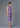 Sleeveless 3D Lace Qipao (Purple)