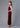 Red Swan Halter High Slit Qipao