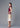 Common Mallows Midi Qipao (Red/ Gold) - RTW