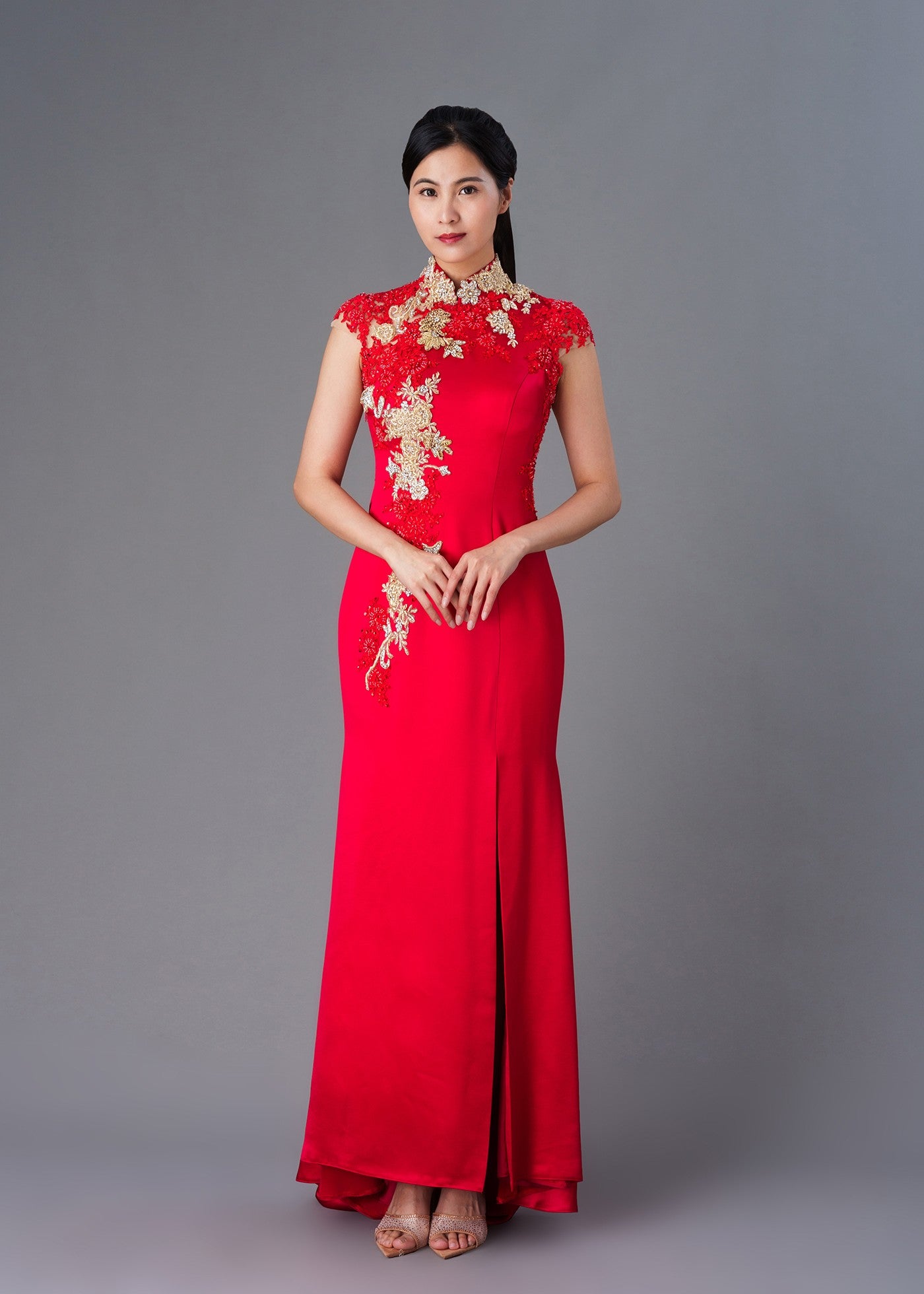 Queen of the Meadow Bridal Qipao