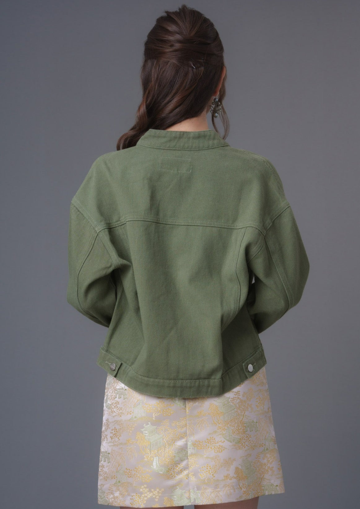 Denim Tang Jacket (Army Green)