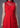 Qipology bridal - Sleeveless Wedding Qipao in classic red, featuring a mandarin collar in A-line silhouette; perfect for tea ceremony and evening banquet. (half body front picture)